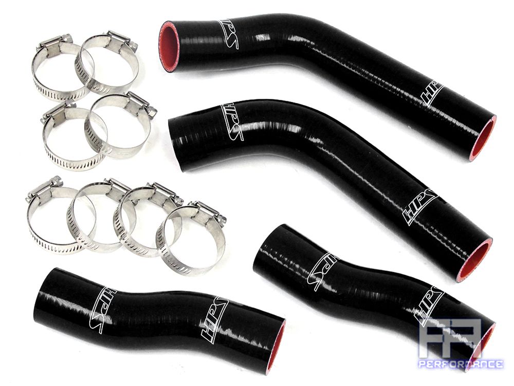 HPS Silicone Radiator Hose for Toyota 90-99 MR2 Turbo 3SGTE Front Radiator Black