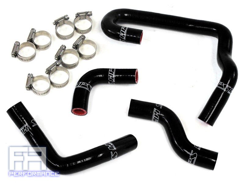 HPS Silicone Heater Hose for 93-95 Toyota 4Runner Pickup 3.0L 3.0 V6 LHD - Black