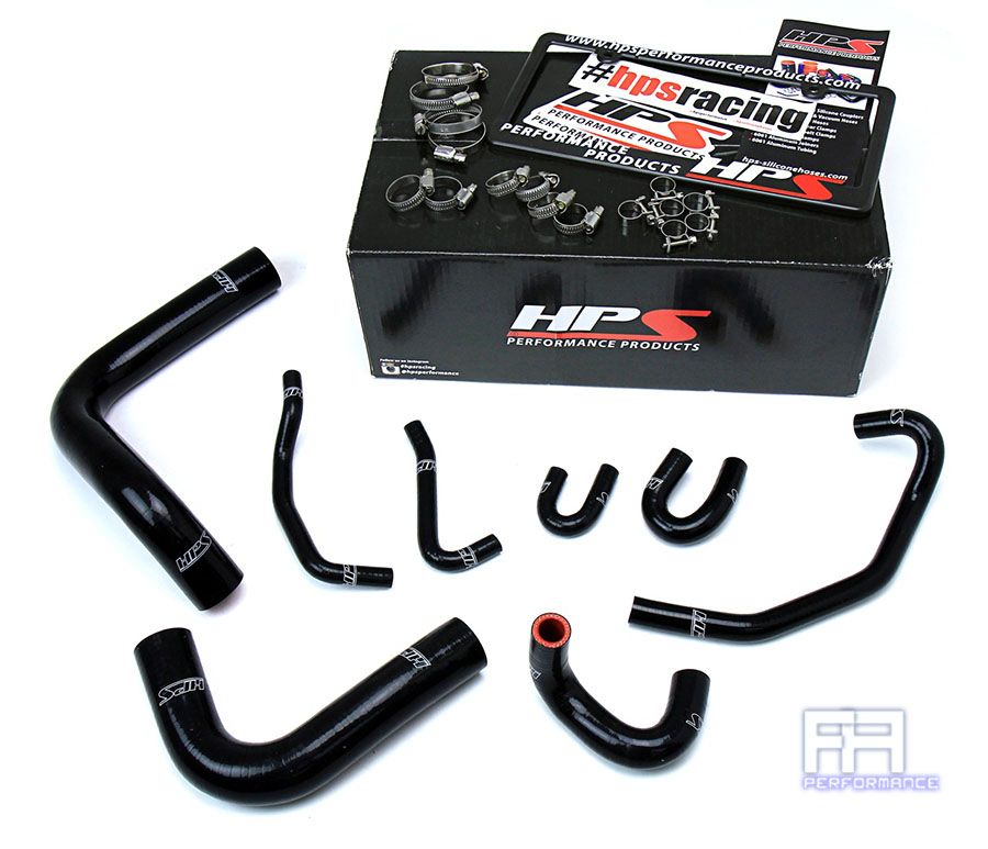 HPS Silicone Radiator Coolant Hose Kit for 4Runner Pickup 3.0L V6 90-95 Black