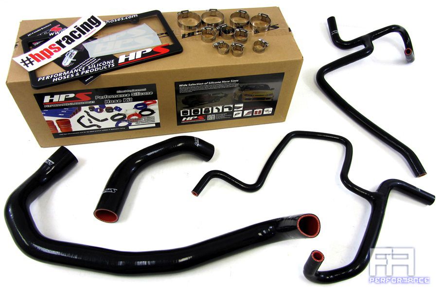 HPS Silicone Radiator Hose Kit For 06-10 Charger 05-08 Magnum R/T 5.7L V8 Black