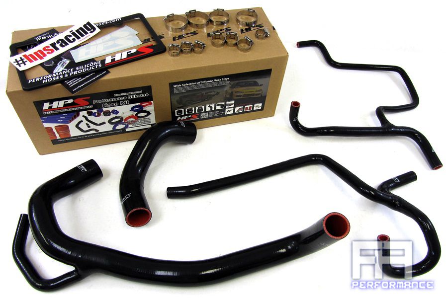 HPS Silicone Radiator Hose For 12-13 300C Charger 11-13 Challenger 6.4L V8 Black