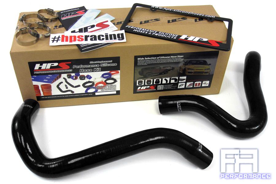 HPS Silicone Radiator Hose 99-01 F250 F350 F450 F550 7.3L Superduty Diesel Black