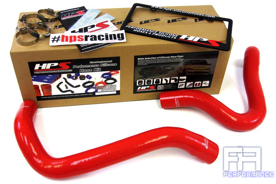HPS Silicone Radiator Hose 99-01 F250 F350 F450 F550 7.3L Super duty Diesel Red