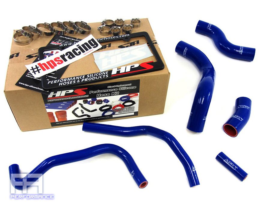 HPS Silicone Radiator Heater Hose Kit For 86 FRS BRZ 2.0L 4UGSE FA20 13-14 Blue