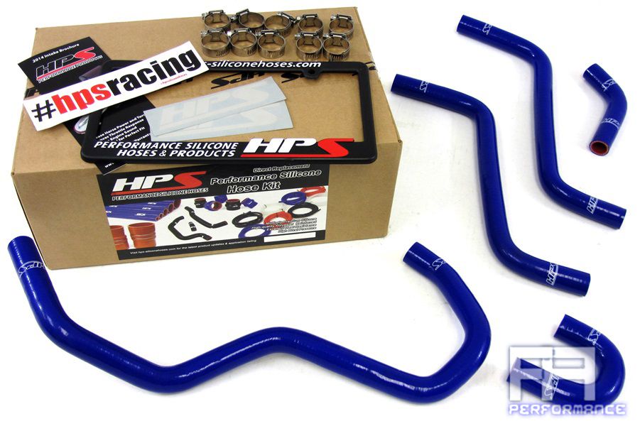 HPS Silicone Radiator Coolant Hose For 04-07 Yamaha YXR450 YXR660 Rhino - Blue