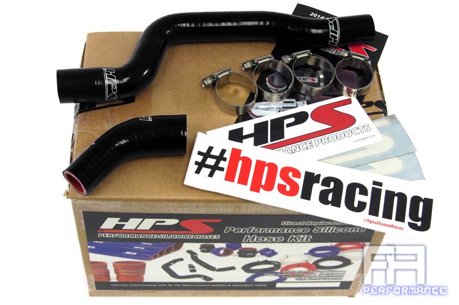 HPS Silicone Radiator Coolant Hose Kit For 01-05 Yamaha YFM660 Raptor - Black