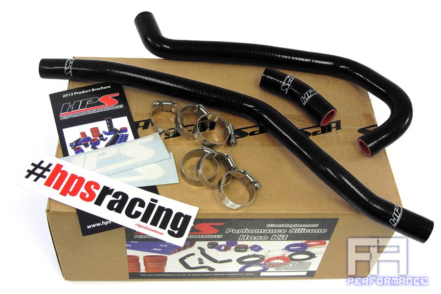 HPS Silicone Radiator Coolant Hose Kit For 06-09 Yamaha YFM700 Raptor - Black