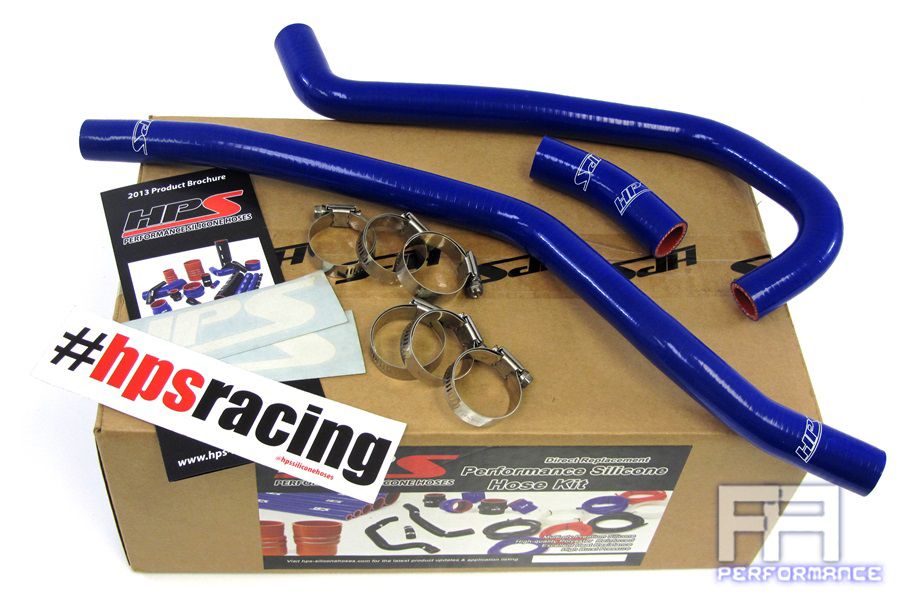 HPS Silicone Radiator Coolant Hose Kit For 06-09 Yamaha YFM700 Raptor - Blue