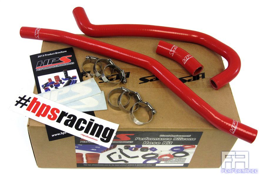 HPS Reinforced Silicone Radiator Coolant Hose Kit Yamaha 06-09 YFM700 Raptor Red