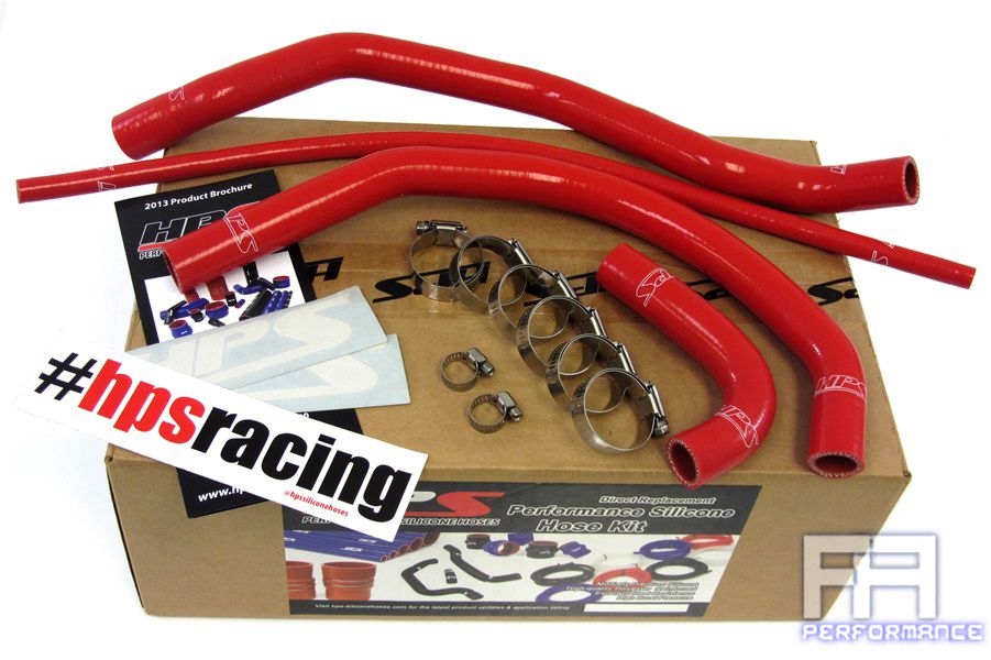 HPS Silicone Radiator Coolant Hose Kit For 87-06 Yamaha YFZ350 Banshee 350 - Red