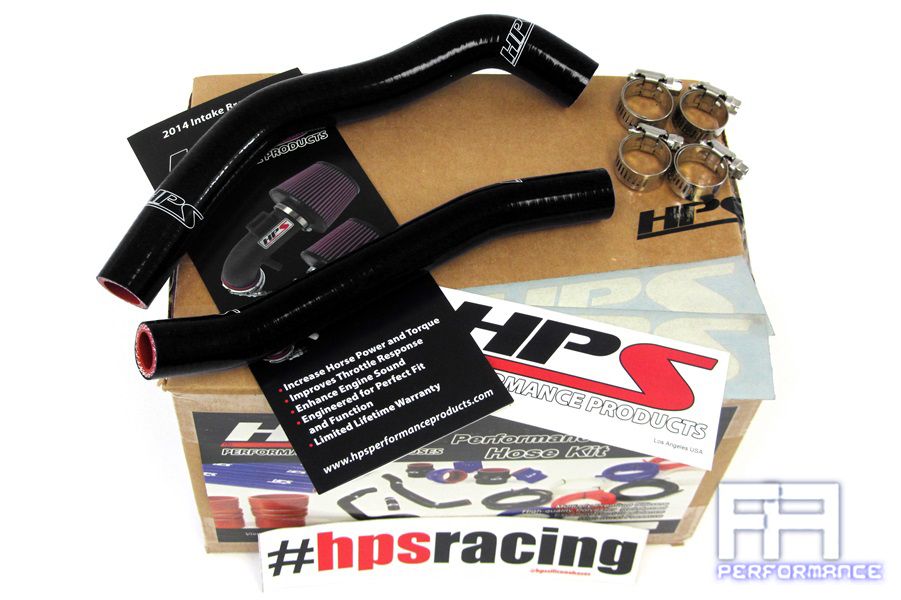 HPS Reinforced Silicone Radiator Coolant Hose Kit for 97-12 Yamaha YZ85 - Black