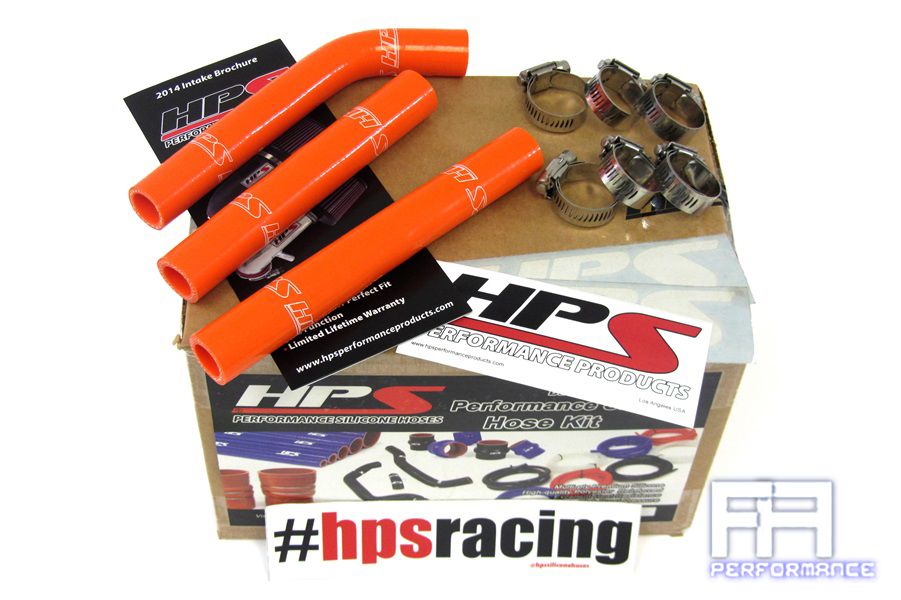 HPS Silicone Radiator Coolant Hose Kit For 11 KTM 125SX 150SX 125 150 SX Orange