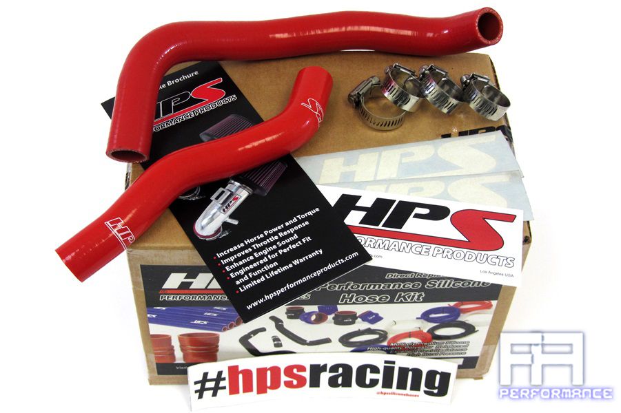 HPS Silicone Radiator Hose For 03-07 Kawasaki KFX400 03-08 Suzuki LTZ400 - Red