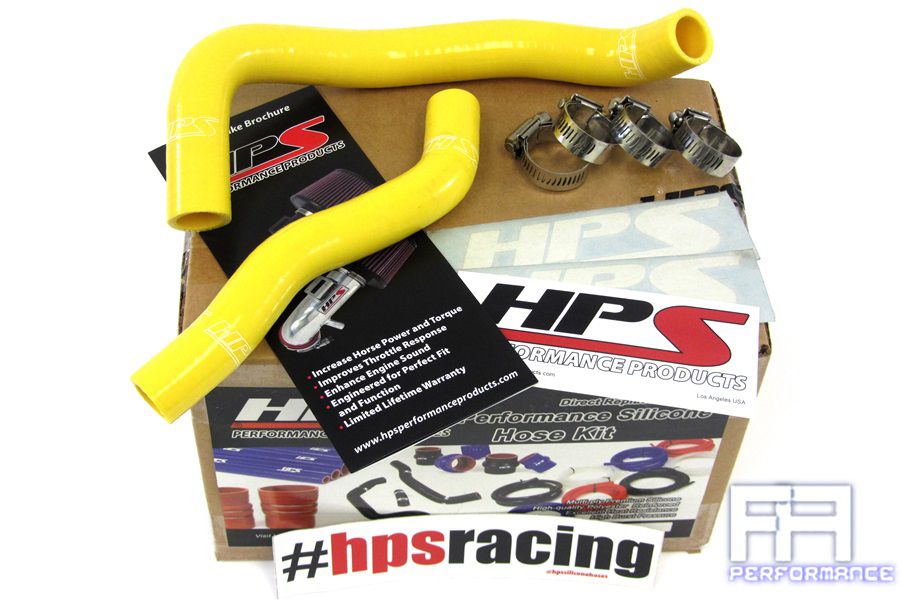 HPS Silicone Radiator Hose For 03-07 Kawasaki KFX400 03-08 Suzuki LTZ400 Yellow