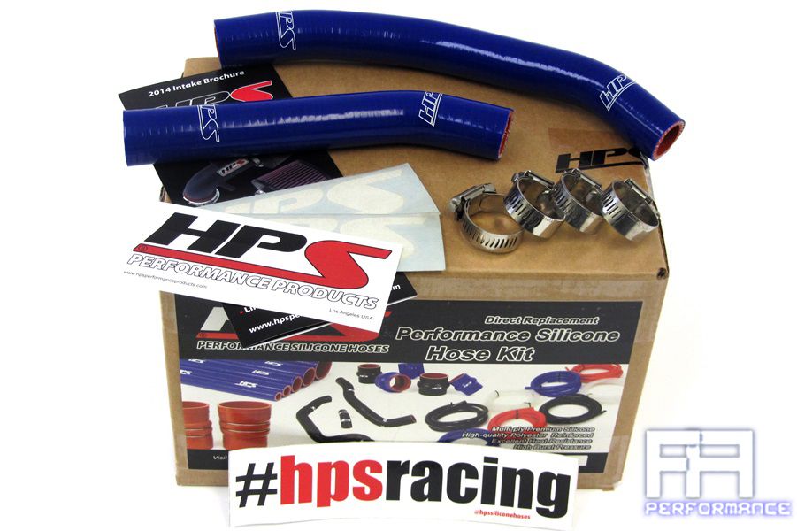 HPS Reinforced Silicone Radiator Coolant Hose Kit For 06-10 Suzuki LTR450 - Blue