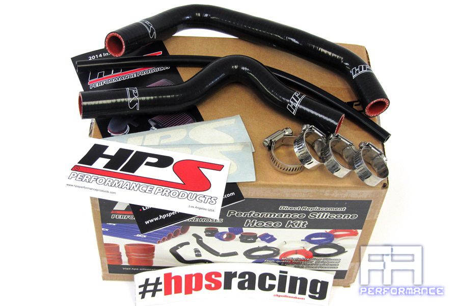 HPS Reinforced Silicone Radiator Coolant Hose Kit For 02-12 Suzuki RM85 Black