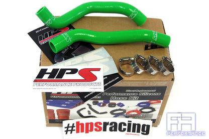 HPS Reinforced Silicone Radiator Coolant Hose For 08-10 Kawasaki KFX450R Green