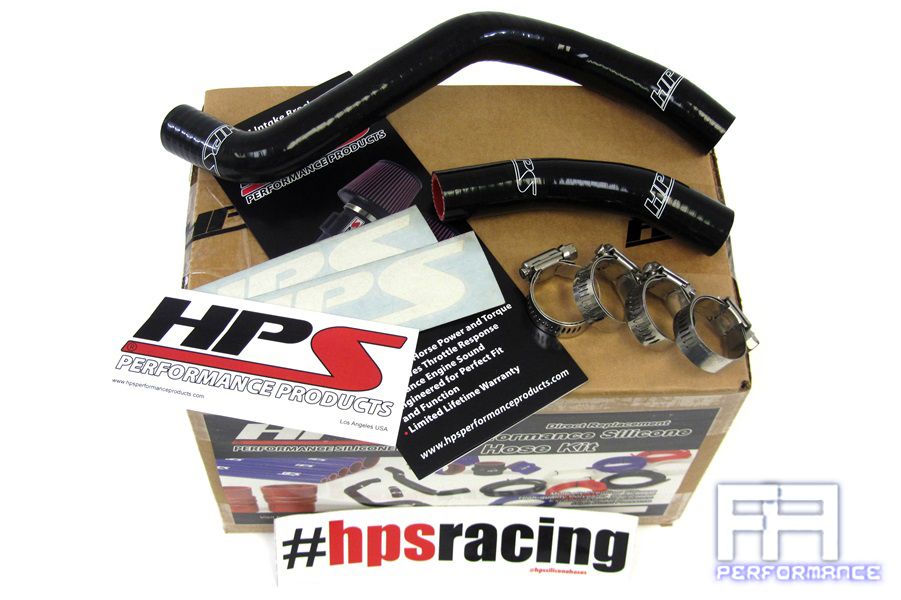 HPS Reinforced Silicone Radiator Coolant Hose Kit For Honda 97-99 CR250R Black