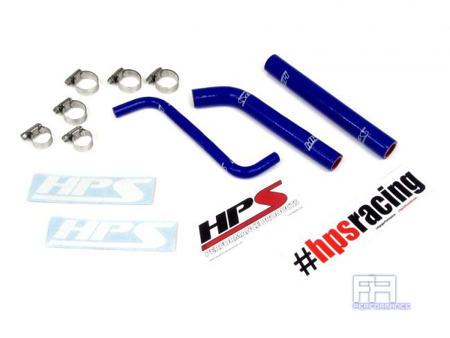HPS Reinforced Silicone Radiator Coolant Hose Kit For Honda 04-09 TRX450R Blue