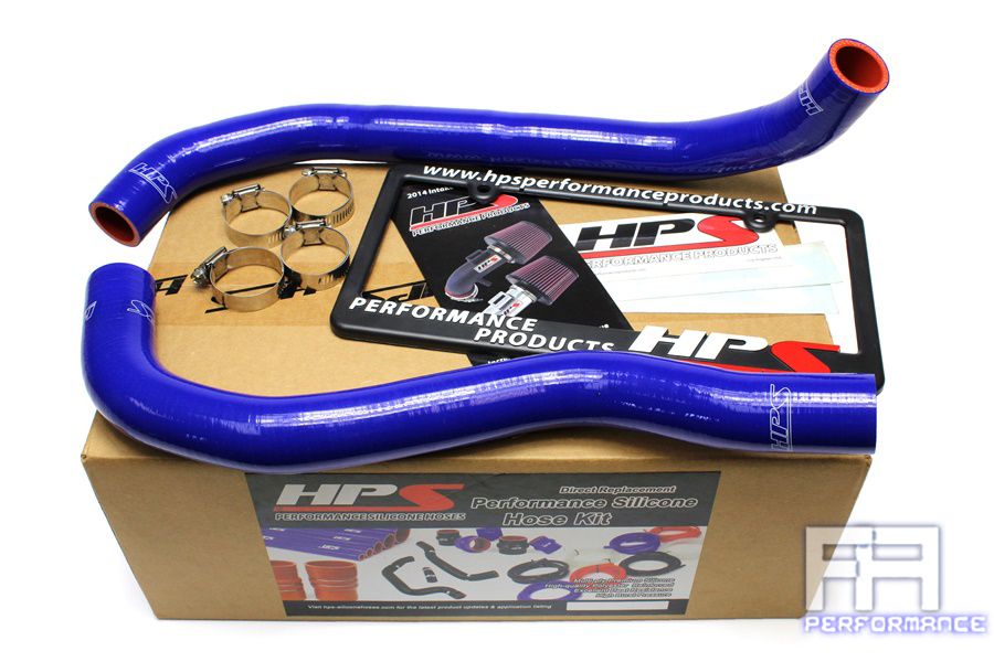 HPS Silicone Radiator Hose For Honda 08-12 Accord Acura 09-14 TSX 2.4L 4Cyl Blue