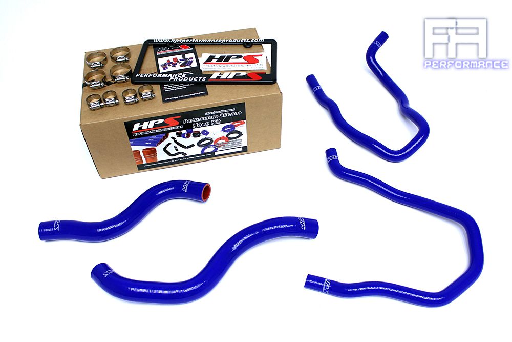 HPS Silicone Radiator+Heater Hose Kit For Honda 13-15 Accord 2.4L 2.4 LHD Blue