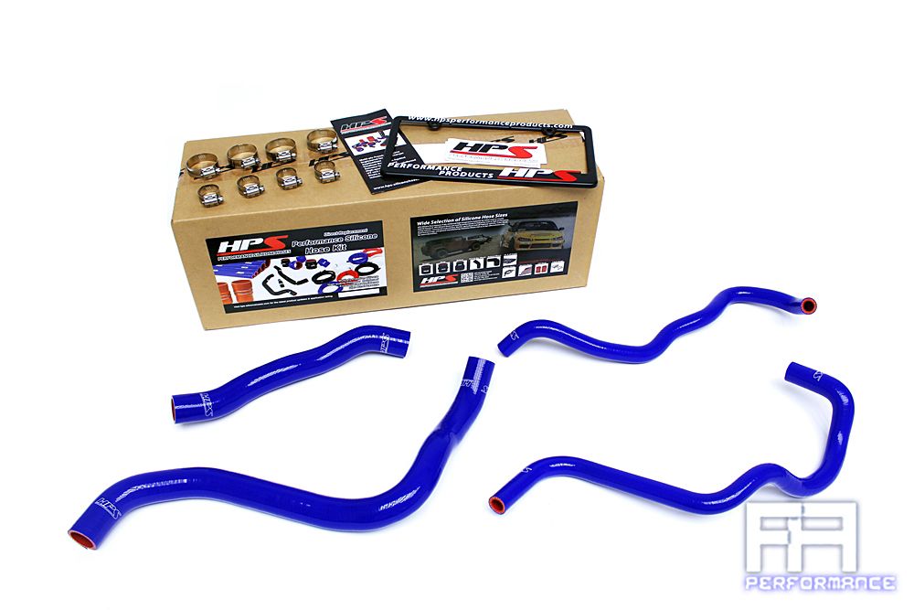 HPS Silicone Radiator+Heater Coolant Hose For Honda 13-15 Accord 3.5 V6 LHD Blue