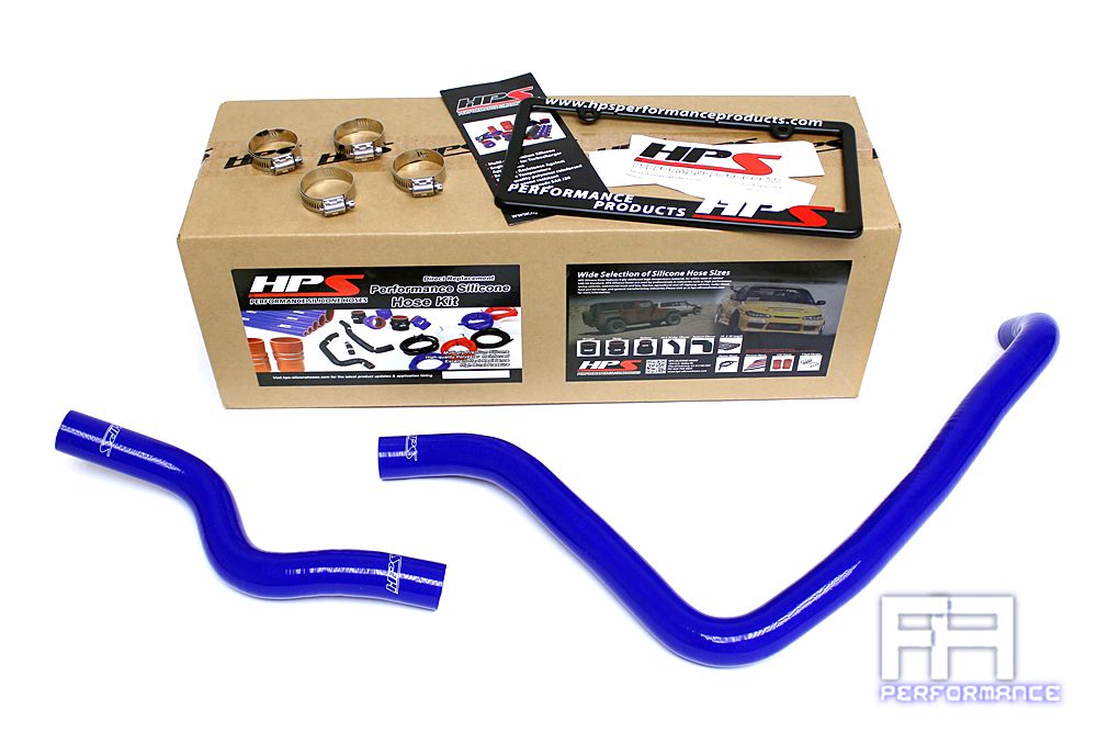 HPS Reinforced Silicone Radiator Coolant Hose Kit For 98-02 Accord 2.3L 2.3 Blue