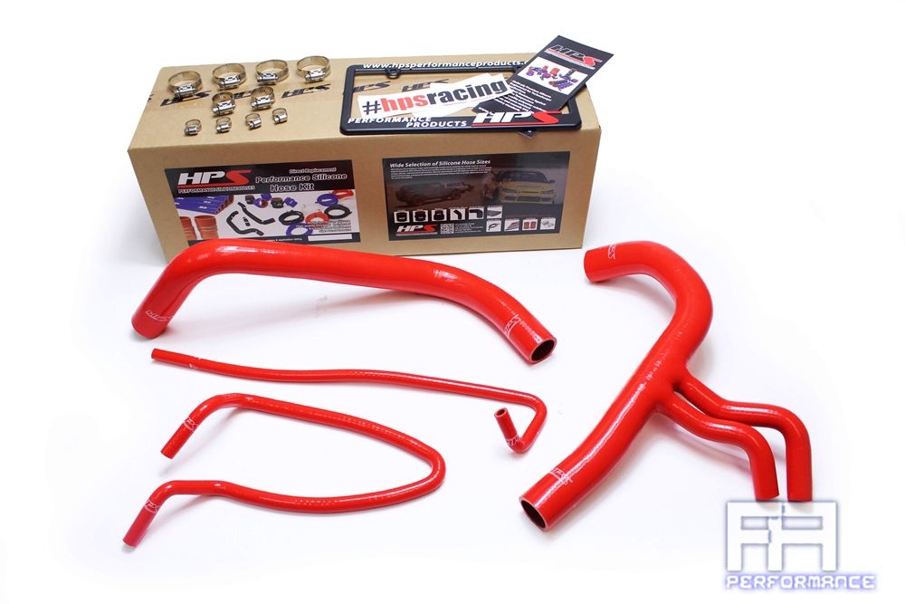 HPS Silicone Radiator Coolant Hose Kit For 11-14 F150 Ecoboost 3.5L V6 3.7L Red