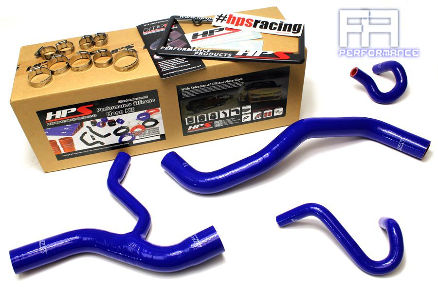 HPS Silicone Radiator Hose + Heater Hose For 96-01 Mustang GT 4.6L 4.6 V8 Blue