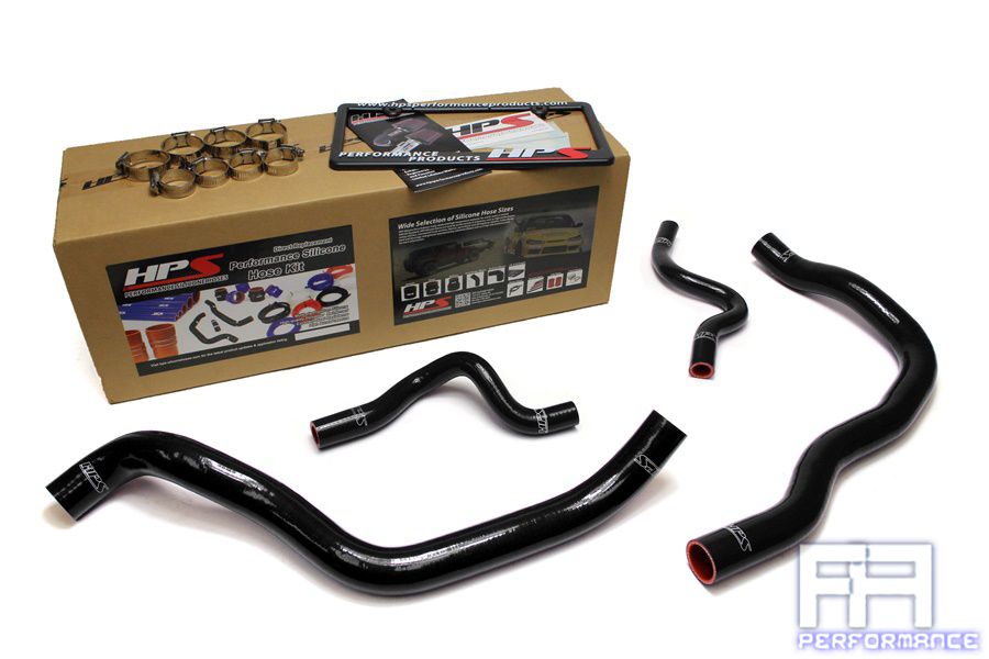 HPS Silicone Radiator Coolant Hose Kit For 11-14 Sonata 11-15 Optima 2.4L Black