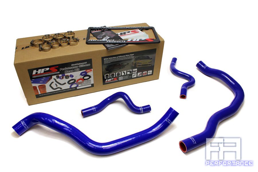 HPS Silicone Radiator Coolant Hose Kit For 11-14 Sonata 11-15 Optima 2.4L Blue