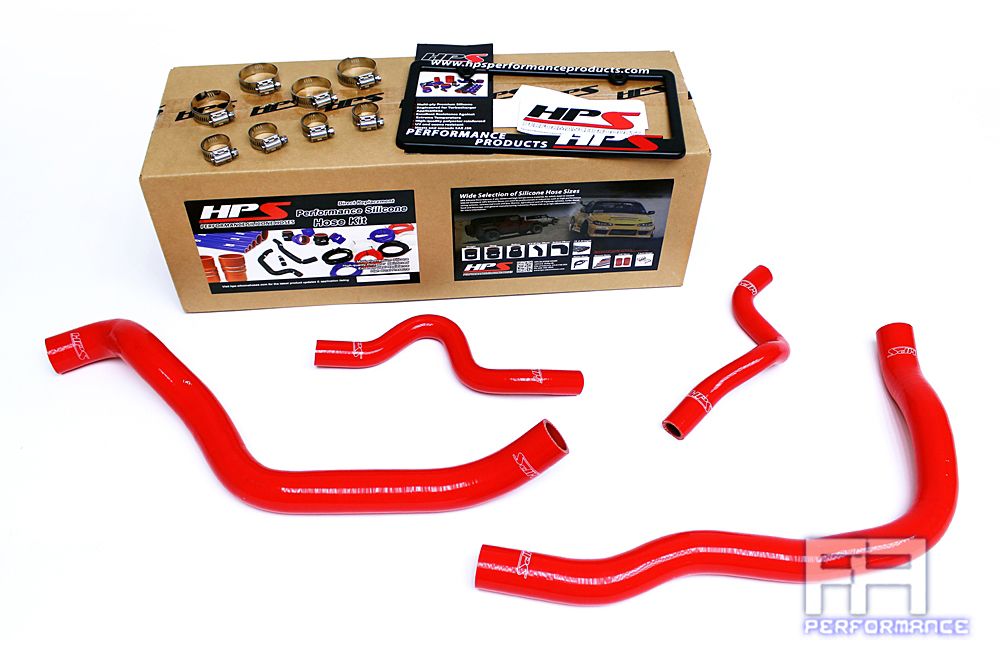HPS Silicone Radiator Coolant Hose For 11-14 Sonata 11-15 Optima 2.4L 2.4 Red