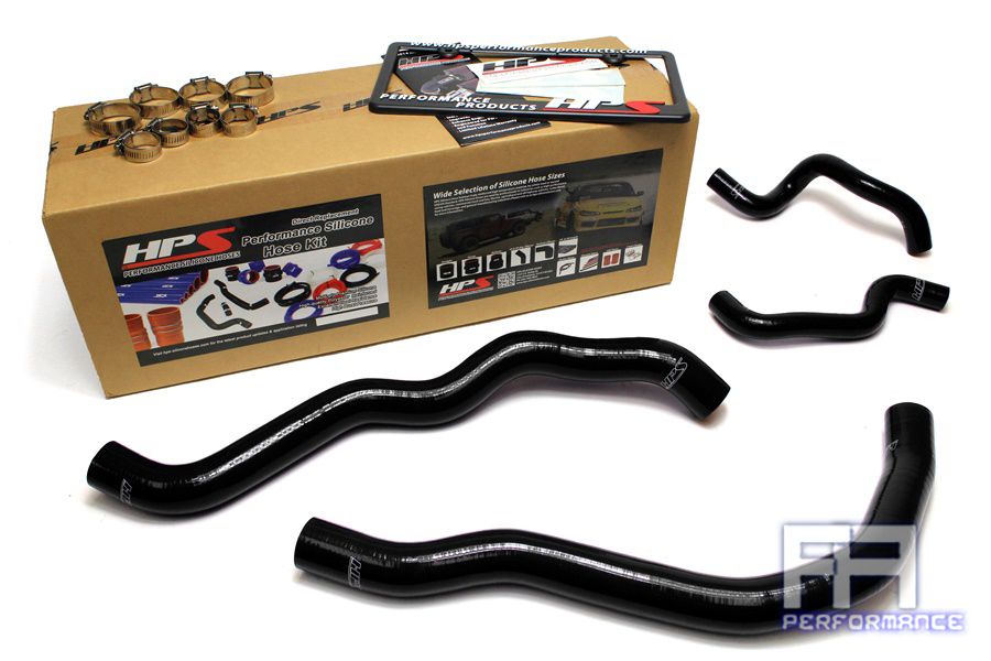 HPS Silicone Radiator Coolant Hose For 11-14 Sonata 2.0 Turbo 11-15 Optima Black
