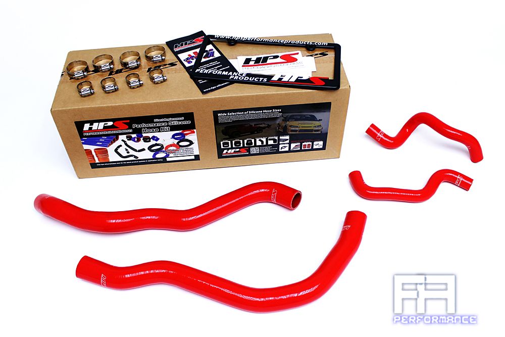 HPS Silicone Radiator Coolant Hose For 11-14 Sonata 2.0L Turbo 11-15 Optima Red