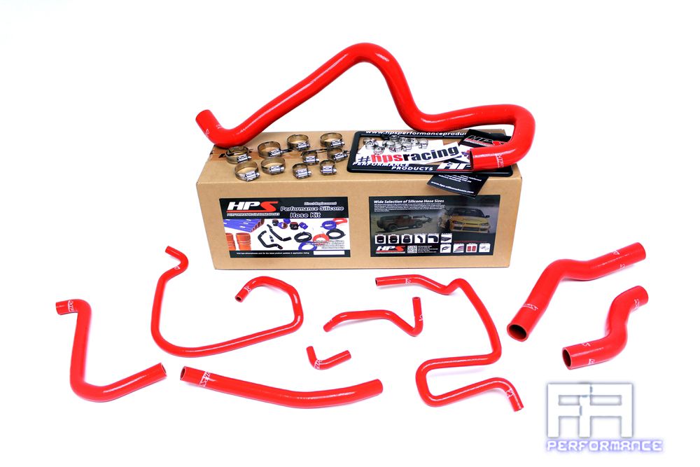 HPS Silicone Radiator Coolant Hose Kit For Mazda 06-14 MX56 MX-5 Miata 2.0L Red