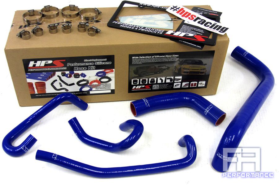 HPS Silicone Radiator + Heater Hose For 99-03 Tundra 01-03 Sequoia 4.7L LHD Blue