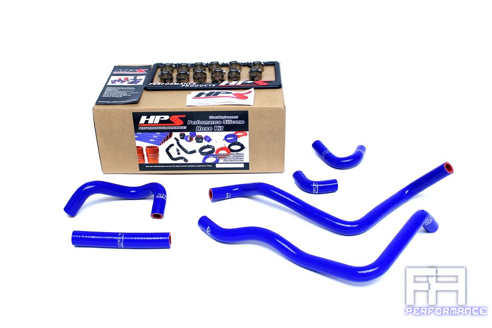 HPS Silicone Heater Coolant Hose Kit For Toyota 00-05 MRS MR2 Spyder 1.8L Blue