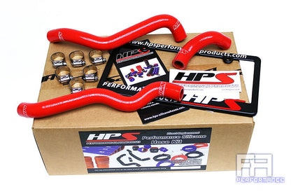 HPS Reinforced Silicone Heater Hose Kit For 03-06 350Z Z33 3.5 V6 VQ35de LHD Red