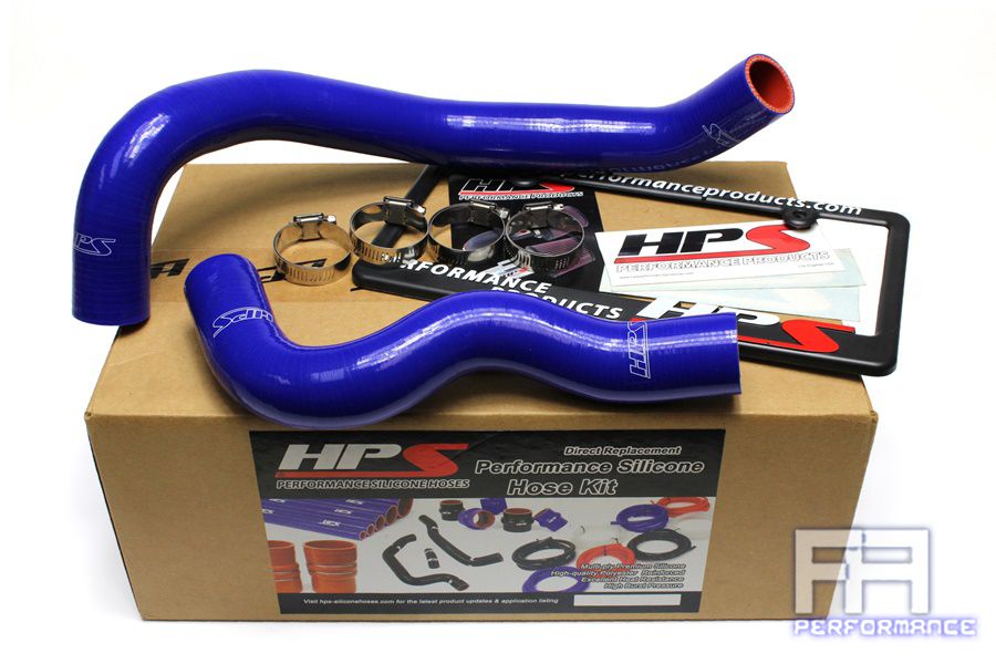 HPS Reinforced Silicone Radiator Coolant Hose Kit For 07-08 350Z Z33 VQ35HR Blue