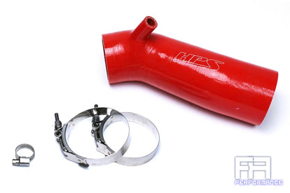 HPS Reinforced Silicone Post MAF Air Intake Hose Tube For 13-16 Accord 2.4L Red