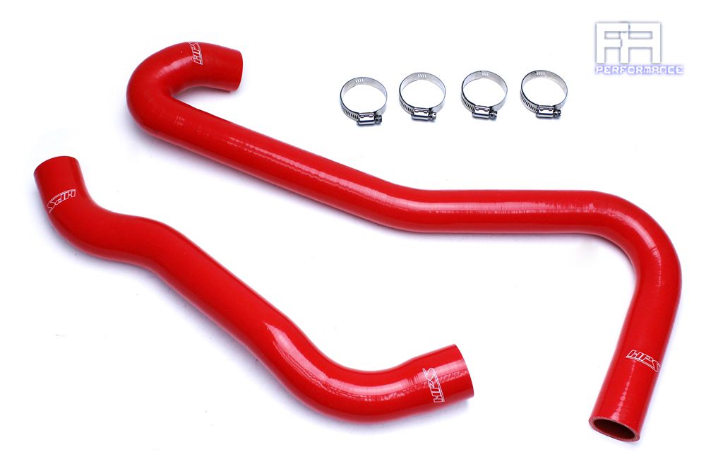 HPS Silicone Radiator Hose For 06-08 Grand Cherokee WK1 5.7L SRT8 6.1L V8 - Red