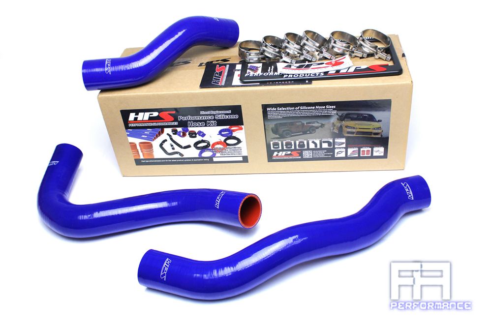 HPS Silicone Radiator Hose For 08-10 F250 F350 F450 Superduty 6.4L Diesel Blue