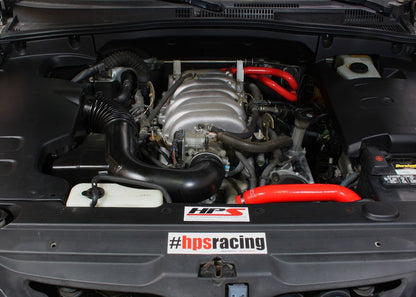 HPS Silicone Radiator + Heater Hose Kit For 03-09 4Runner GX470 4.7L V8 LHD Red
