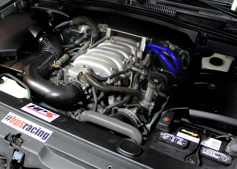 HPS Silicone Heater Coolant Hose Kit For 03-09 GX470 4Runner 4.7L V8 LHD - Blue