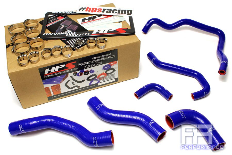 HPS Silicone Radiator+Heater Hose For Toyota 89-95 4Runner Pickup 2.4L LHD Blue