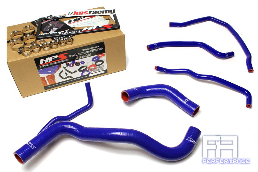 HPS Silicone Radiator Hose w/ Water Coolant bypass For Scion 11-15 tC 2.5L Blue