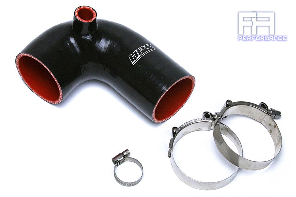 HPS Silicone Post MAF Air Intake Hose For Mazda 06-08 MX-5 MX5 Miata 2.0L Black