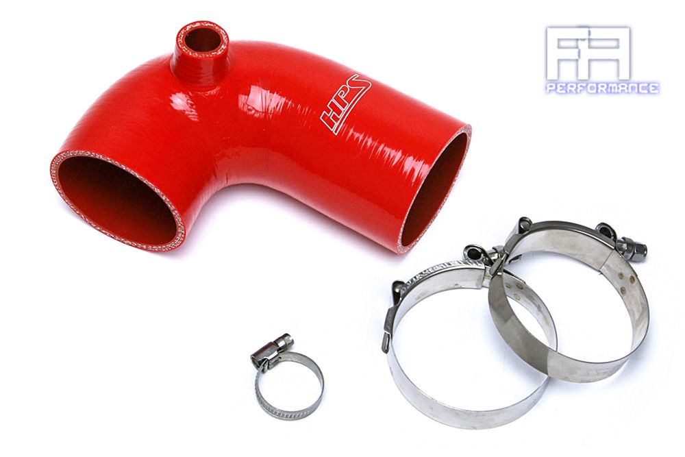 HPS Silicone Post MAF Air Intake Hose For Mazda 06-08 MX-5 MX5 Miata 2.0L  Red