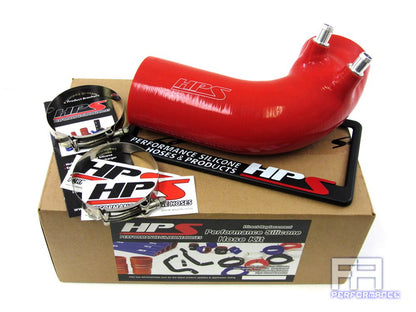 HPS Silicone Post MAF Air Intake Hose For 15-16 RCF RC F 16 GSF GS F V8 5.0L Red