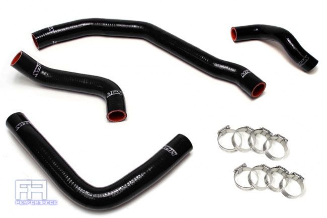 HPS Silicone Radiator Hose Kit for 90-99 MR-2 MR2 SW20 2.0L 3S-GTE Turbo Black